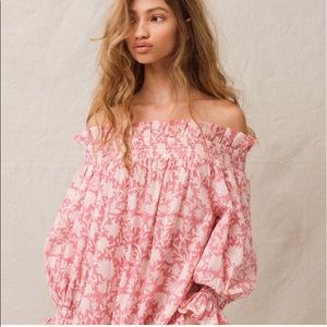 Ophelia And Indigo Astrid Dress Pink Dahlia